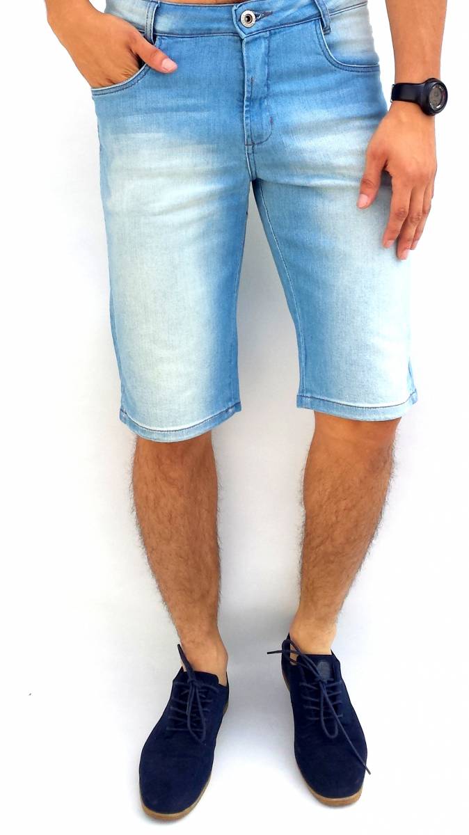 Bermuda Jeans Masculina 