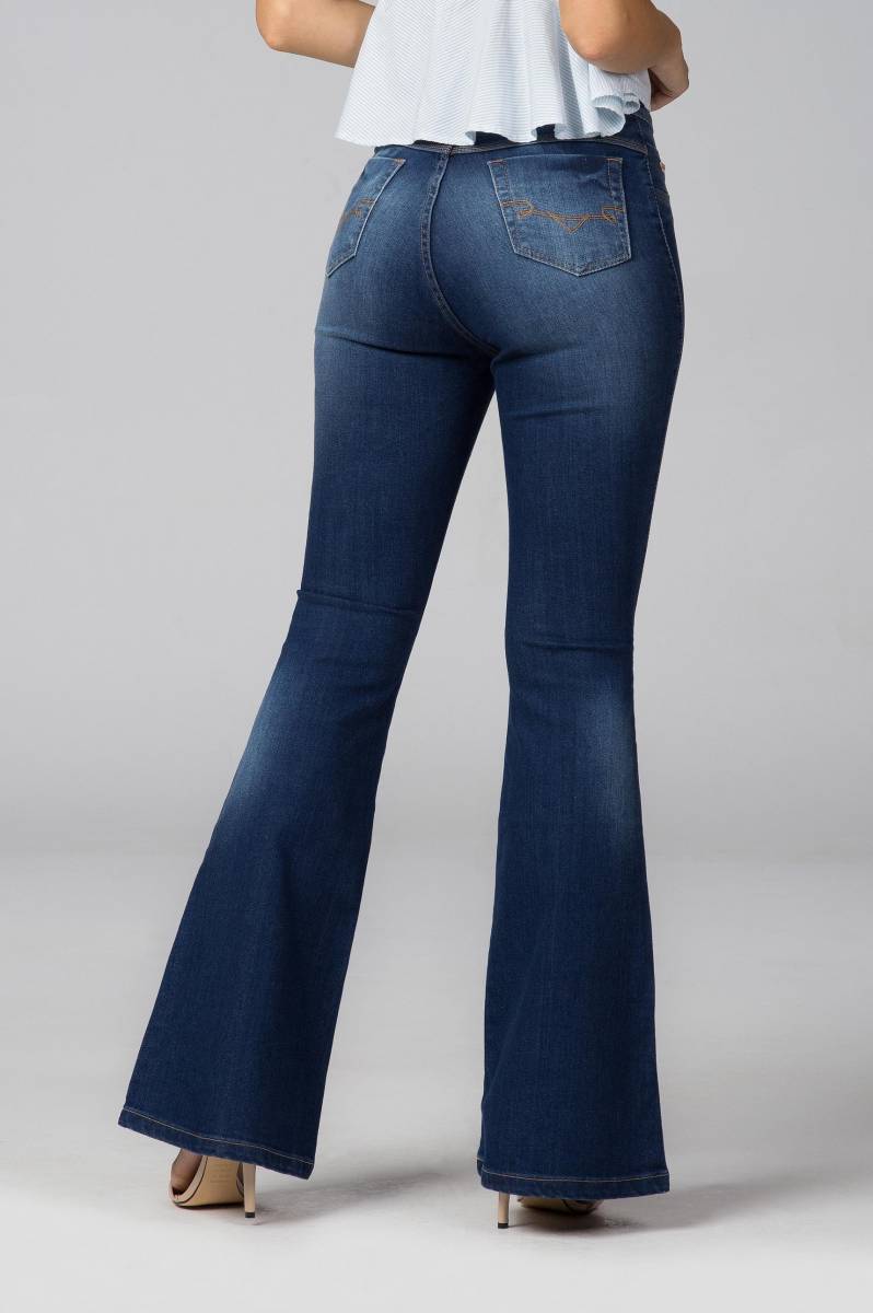 Make an effort Breakthrough Banzai Calça Flare Jeans Feminina - Oxiblue Jeans