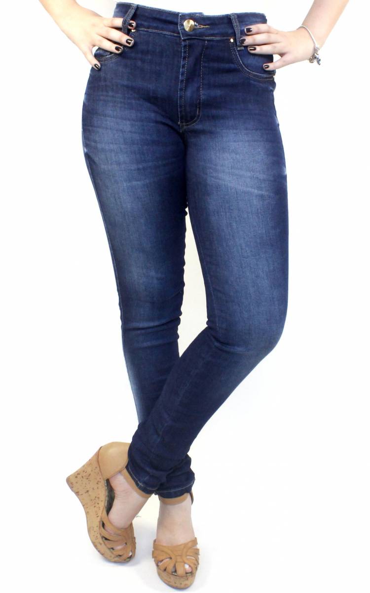 calça jeans cintura altissima