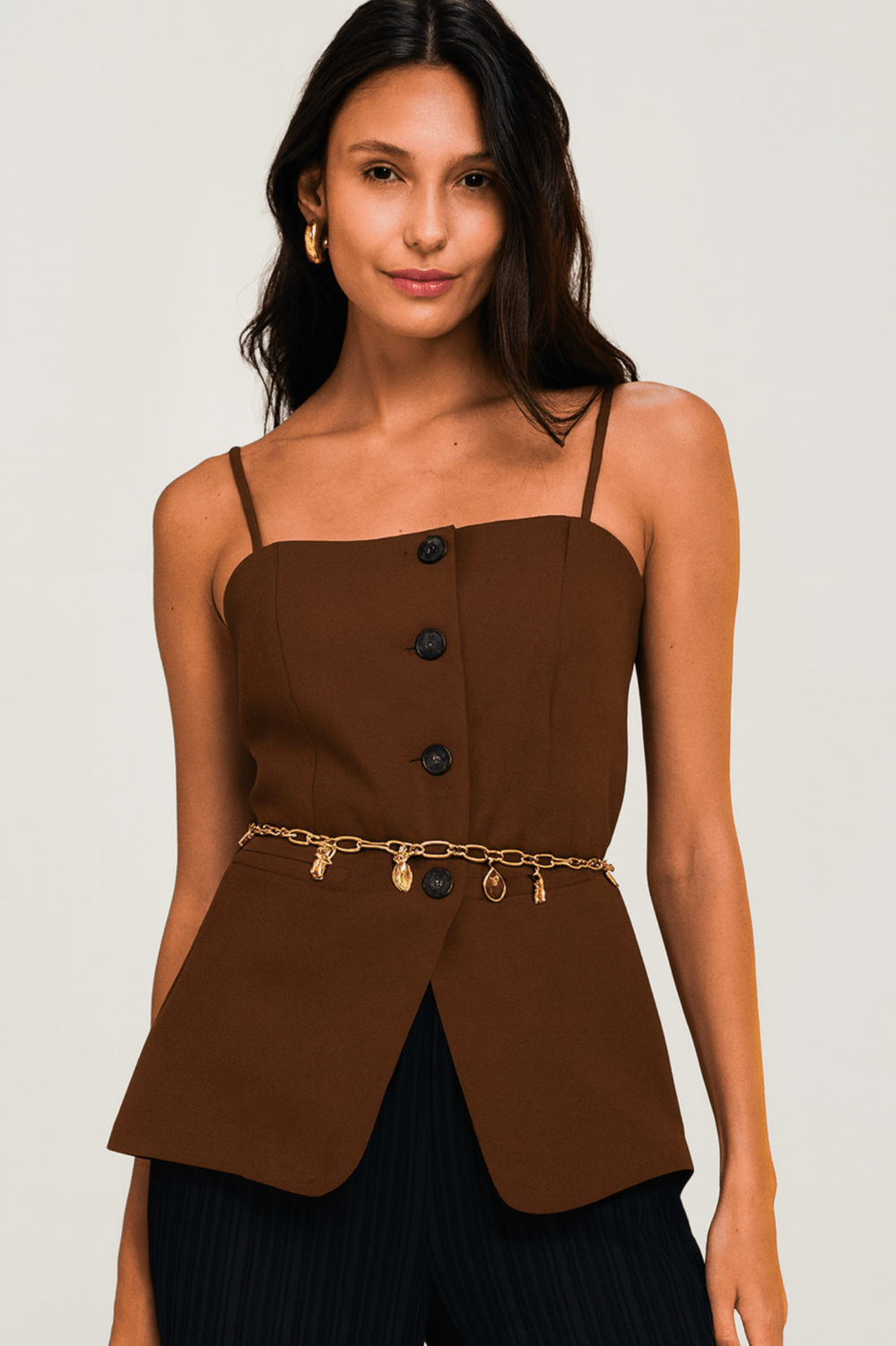 Blusa Feminina Marrom BF36006