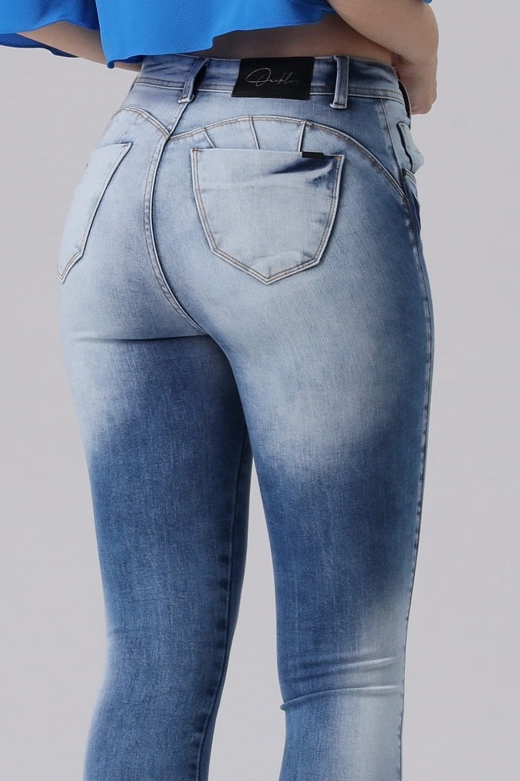 Calça Jeans Flare Levanta Bumbum F2022120 - Oxiblue Jeans