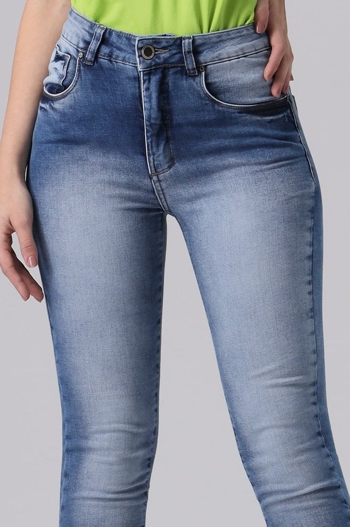 Calça Jeans Levanta Bumbum Skinny F2022050 - Oxiblue Jeans