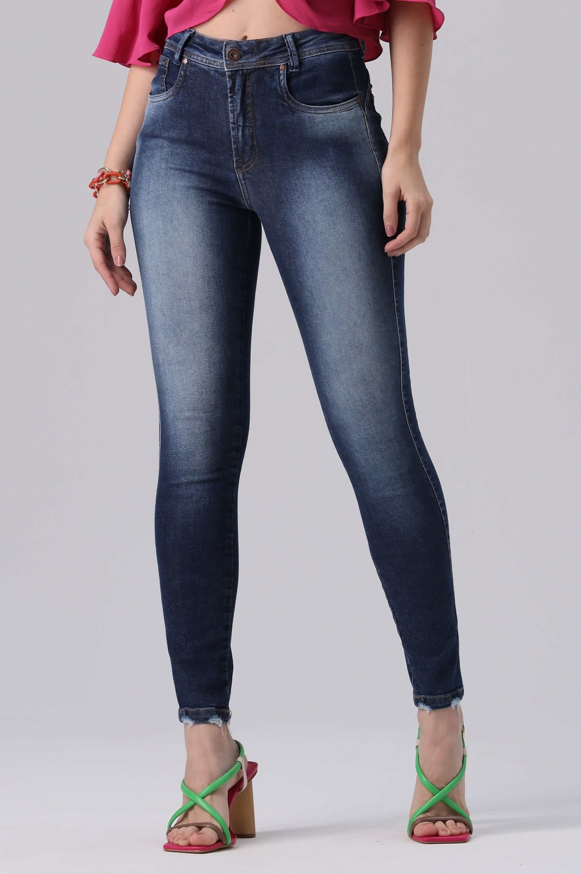 Calça Jeans Skinny Levanta Bumbum F2022176