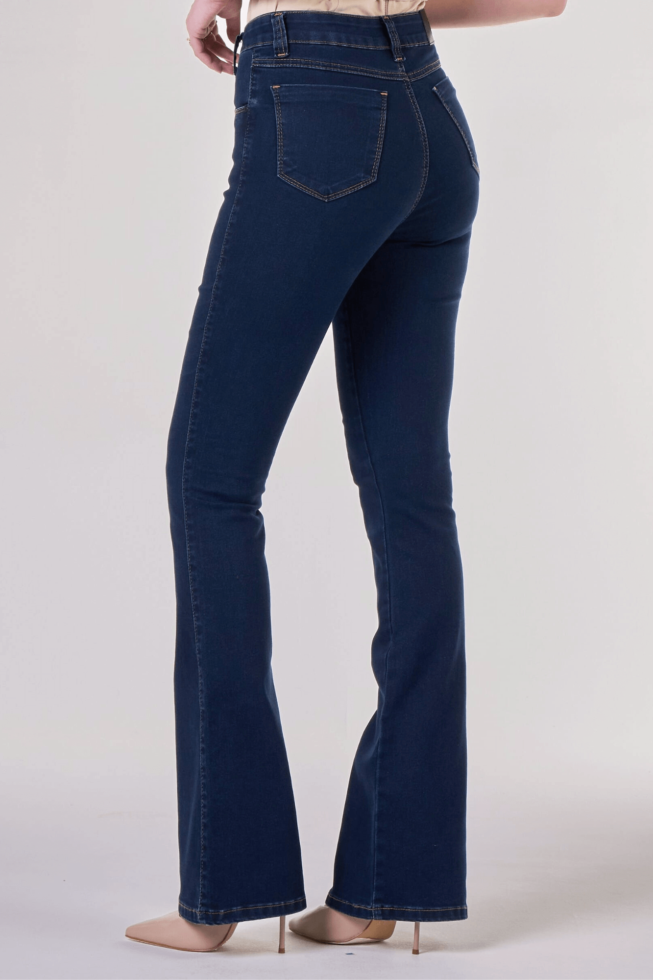 Calça Flare Jeans Escuro F24050