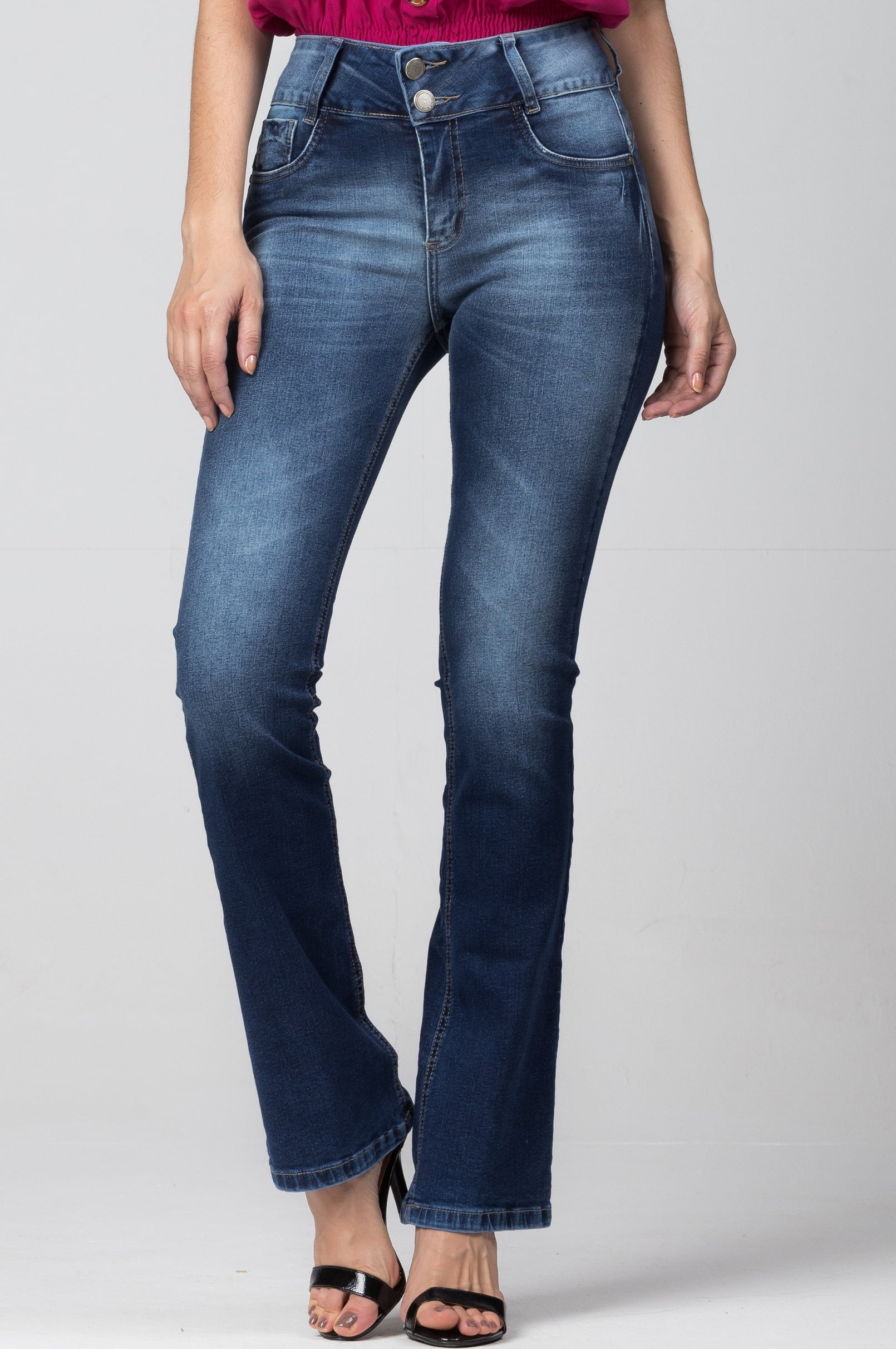 Calça Flare Jeans Levanta Bumbum F2021751