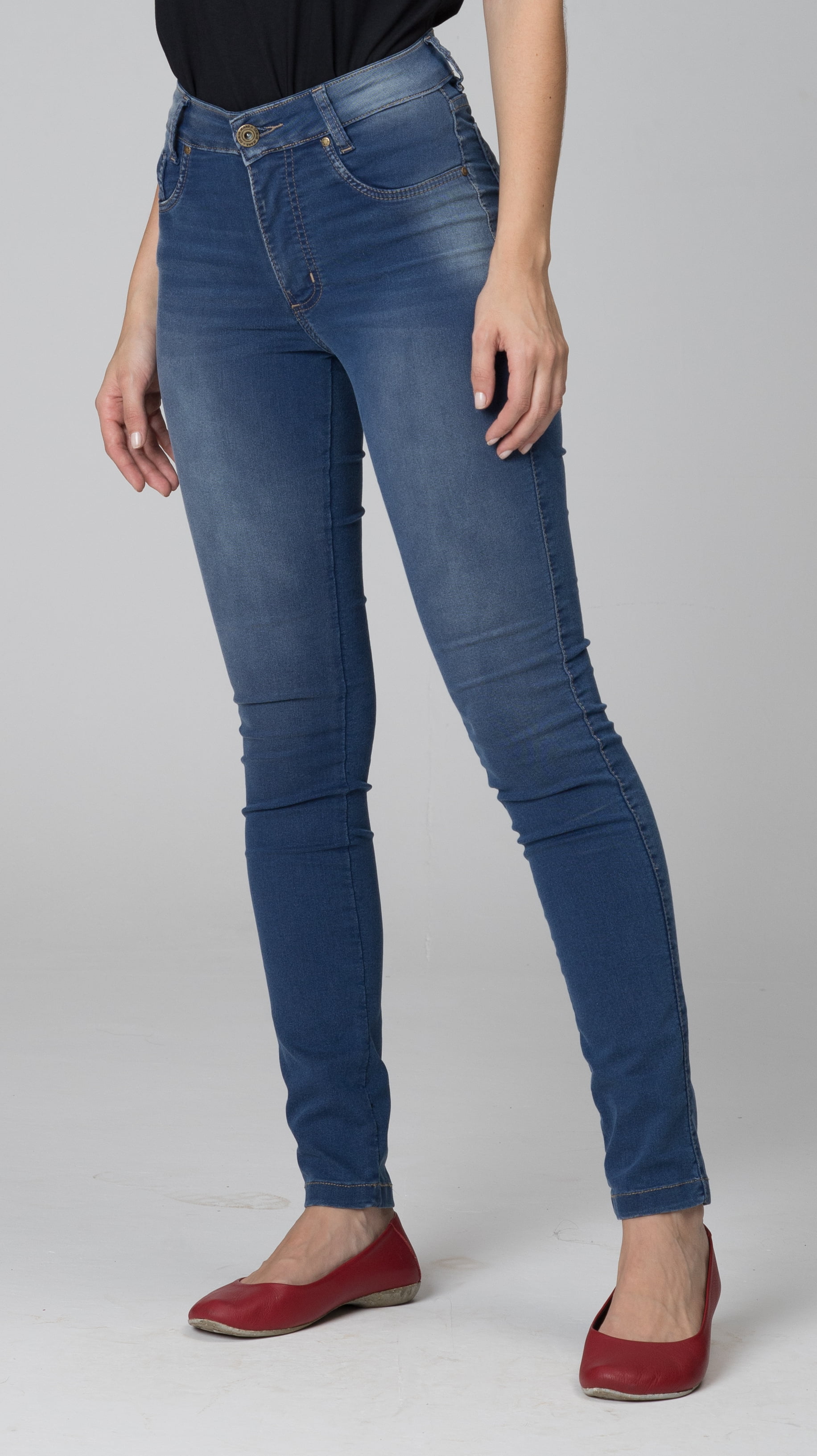 Calça Jeans Cintura Alta - Oxiblue Jeans