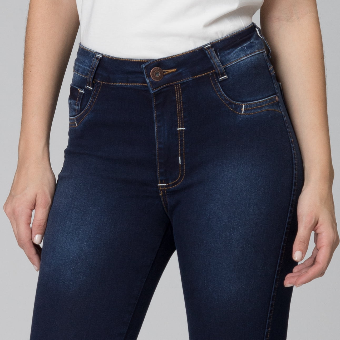 Jeans de cintura alta para mujer