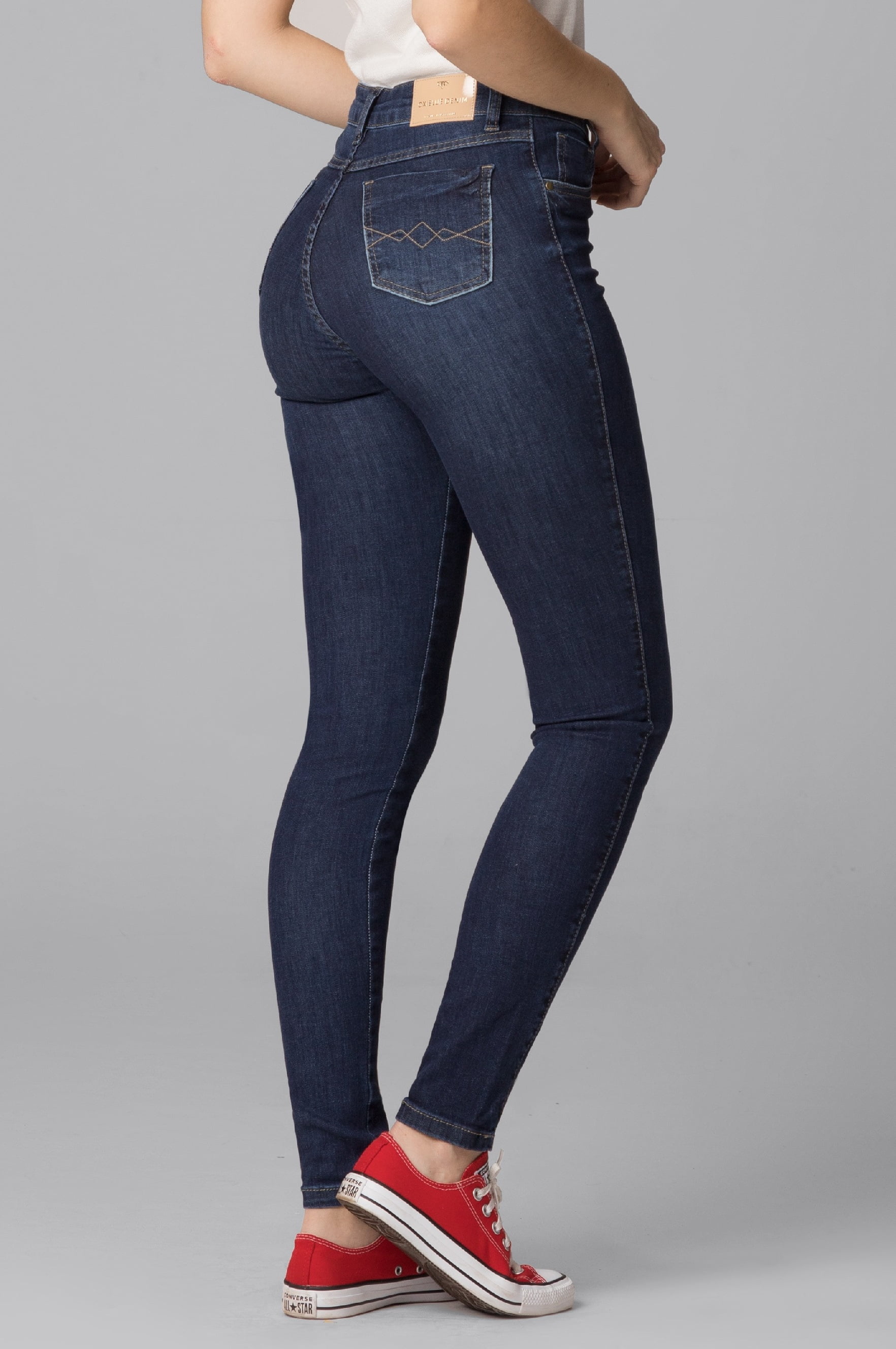 Calça Jeans Feminina Cintura Alta F2021039