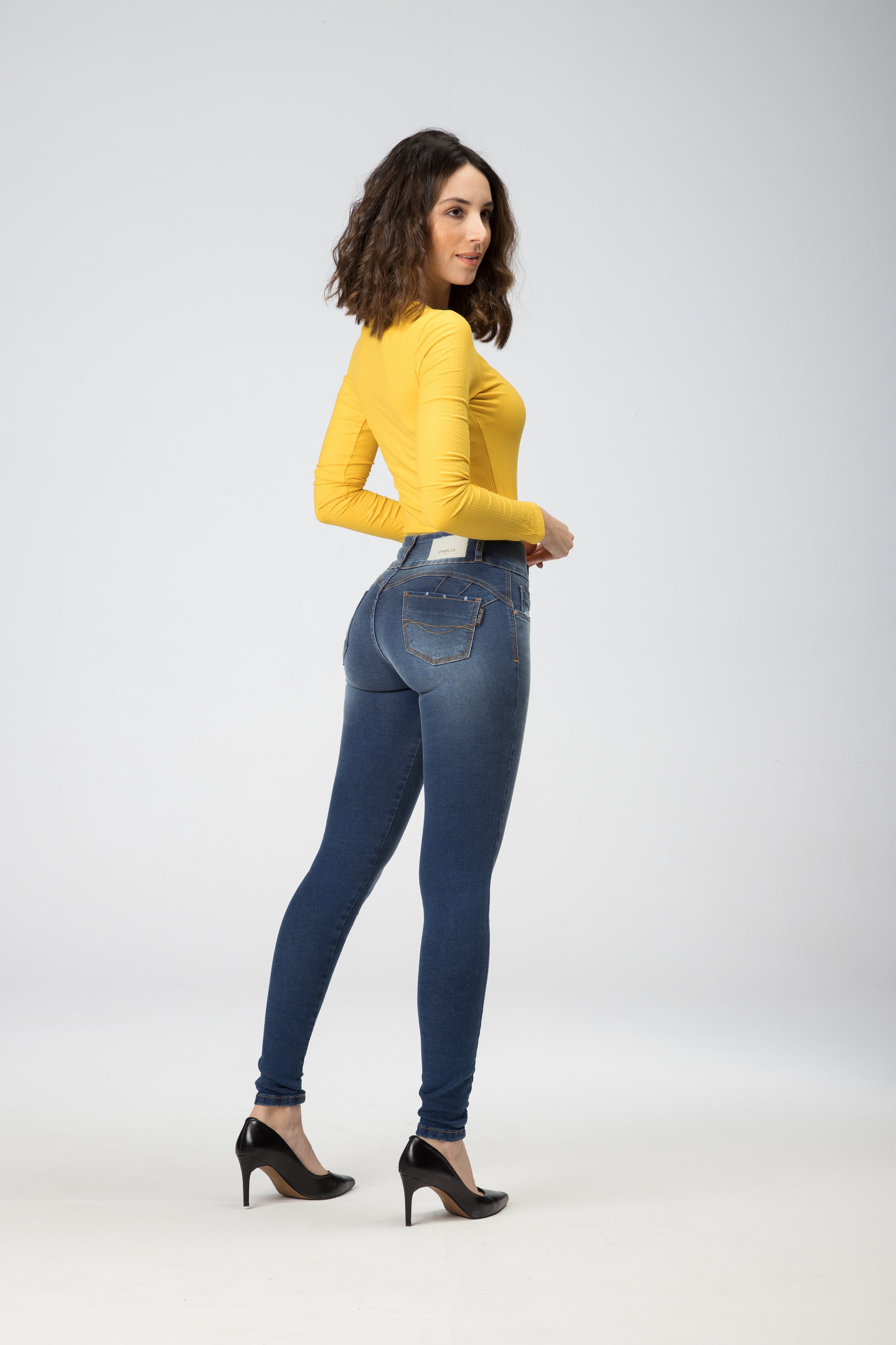 Jeans Strech Levanta Pompis Ropa Femenina