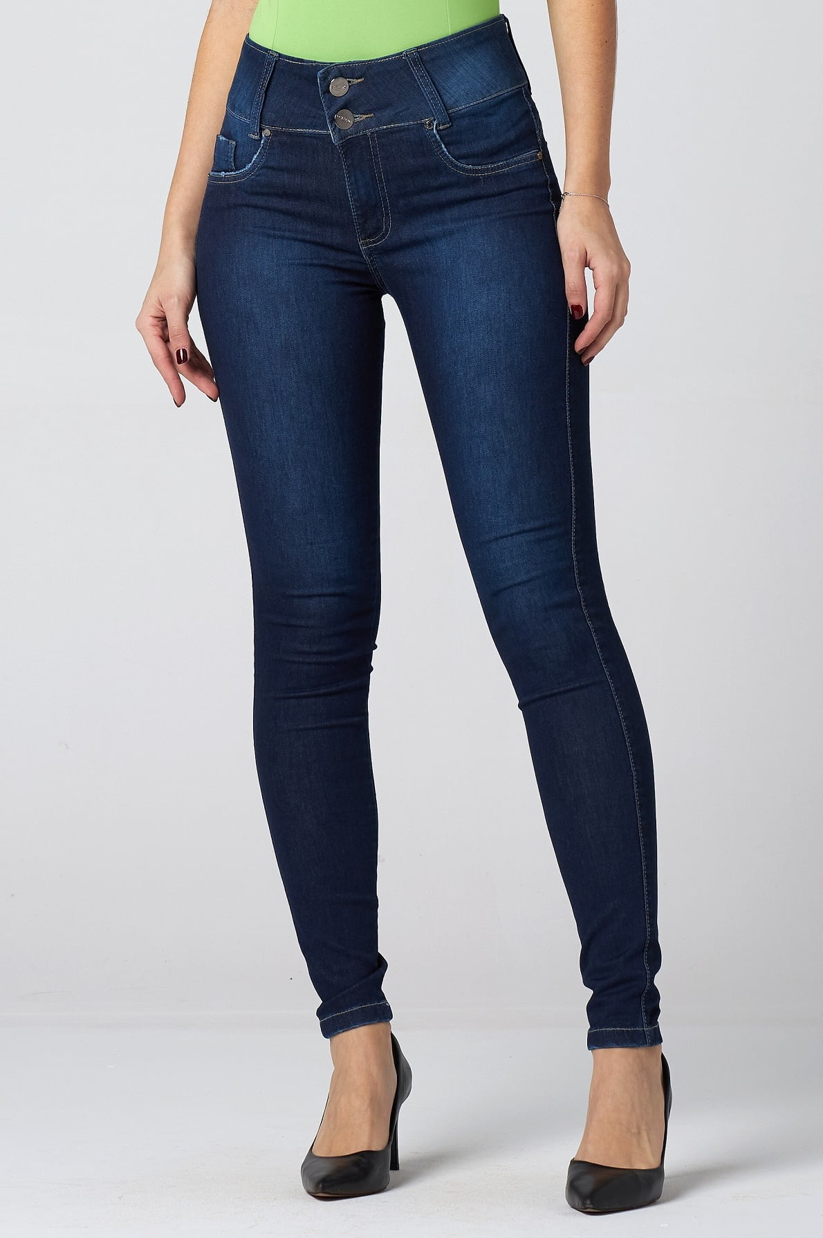 Calça Jeans Feminina Levanta Bumbum Skinny F2022083