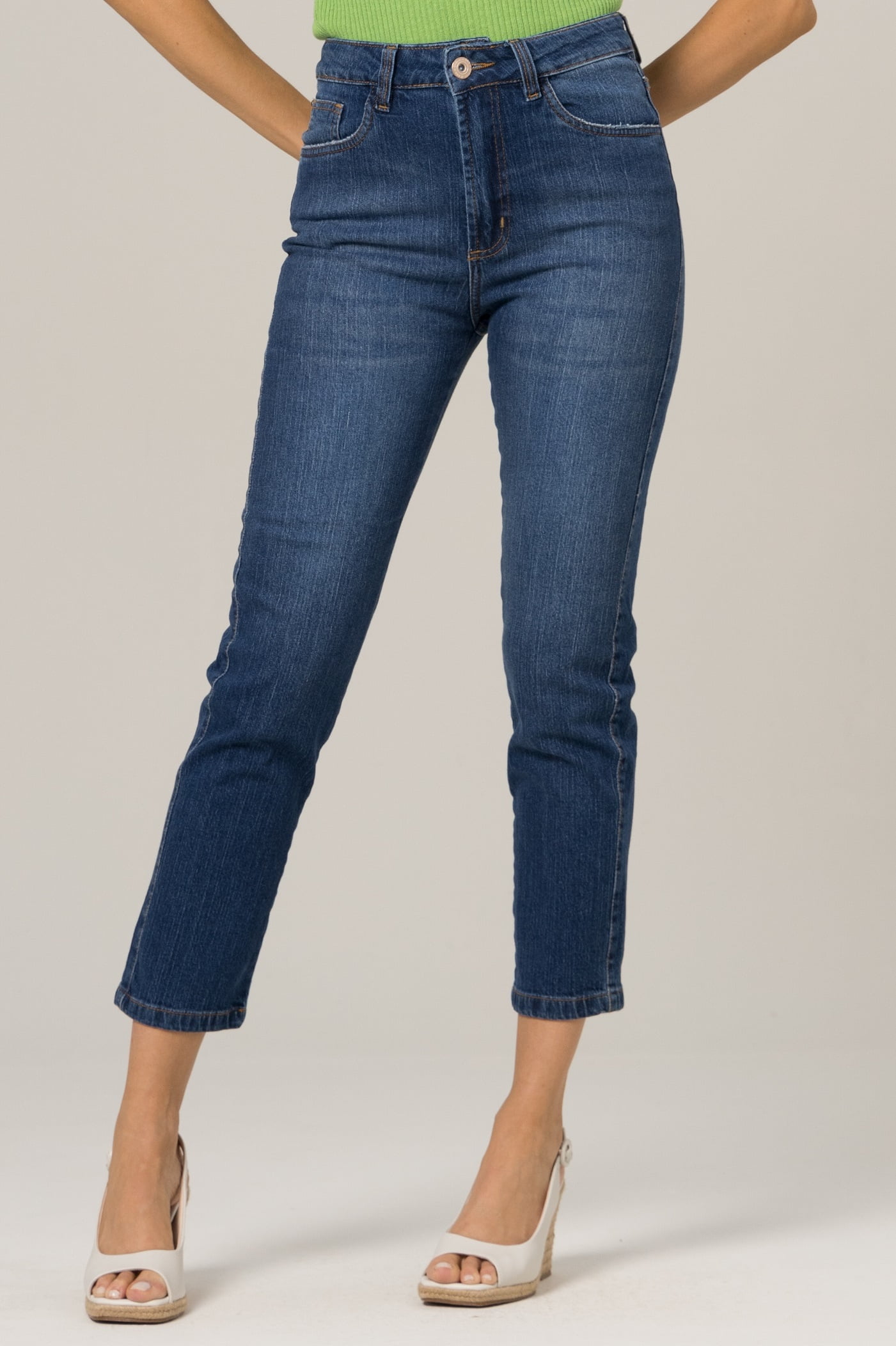 Calça Jeans Feminina Mom F2023185