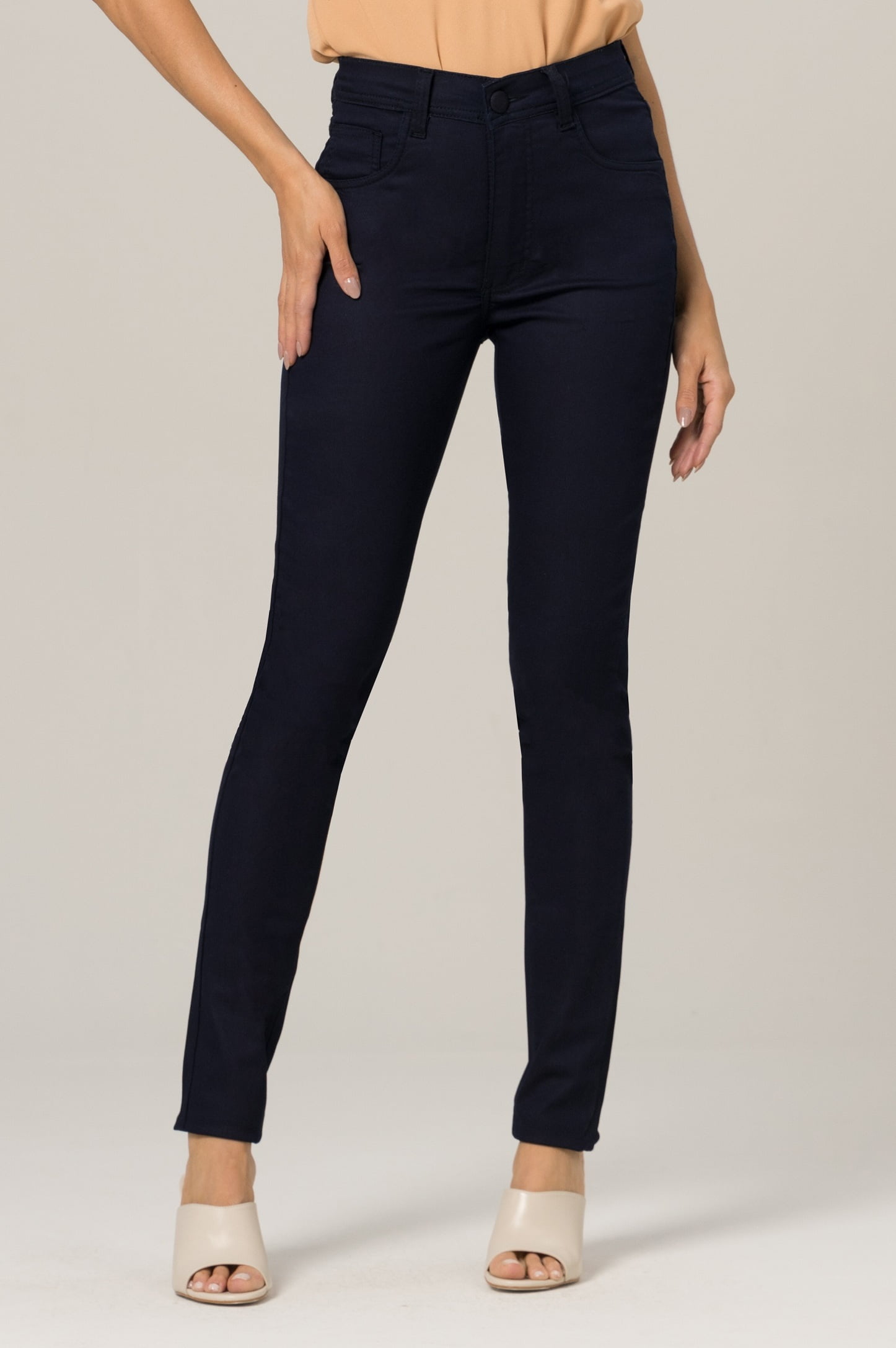 Calça Jeans Feminina Skinny Azul Escuro F2023026 - Oxiblue Jeans