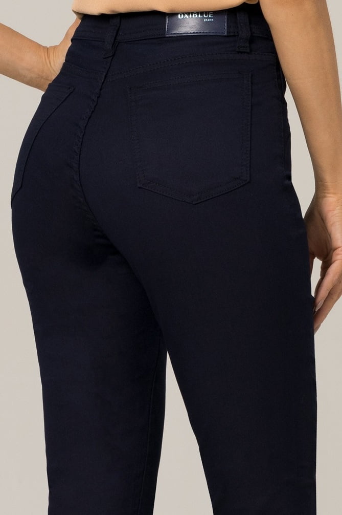 Calça Jeans Feminina Escura Skinny F2023094 - Oxiblue Jeans