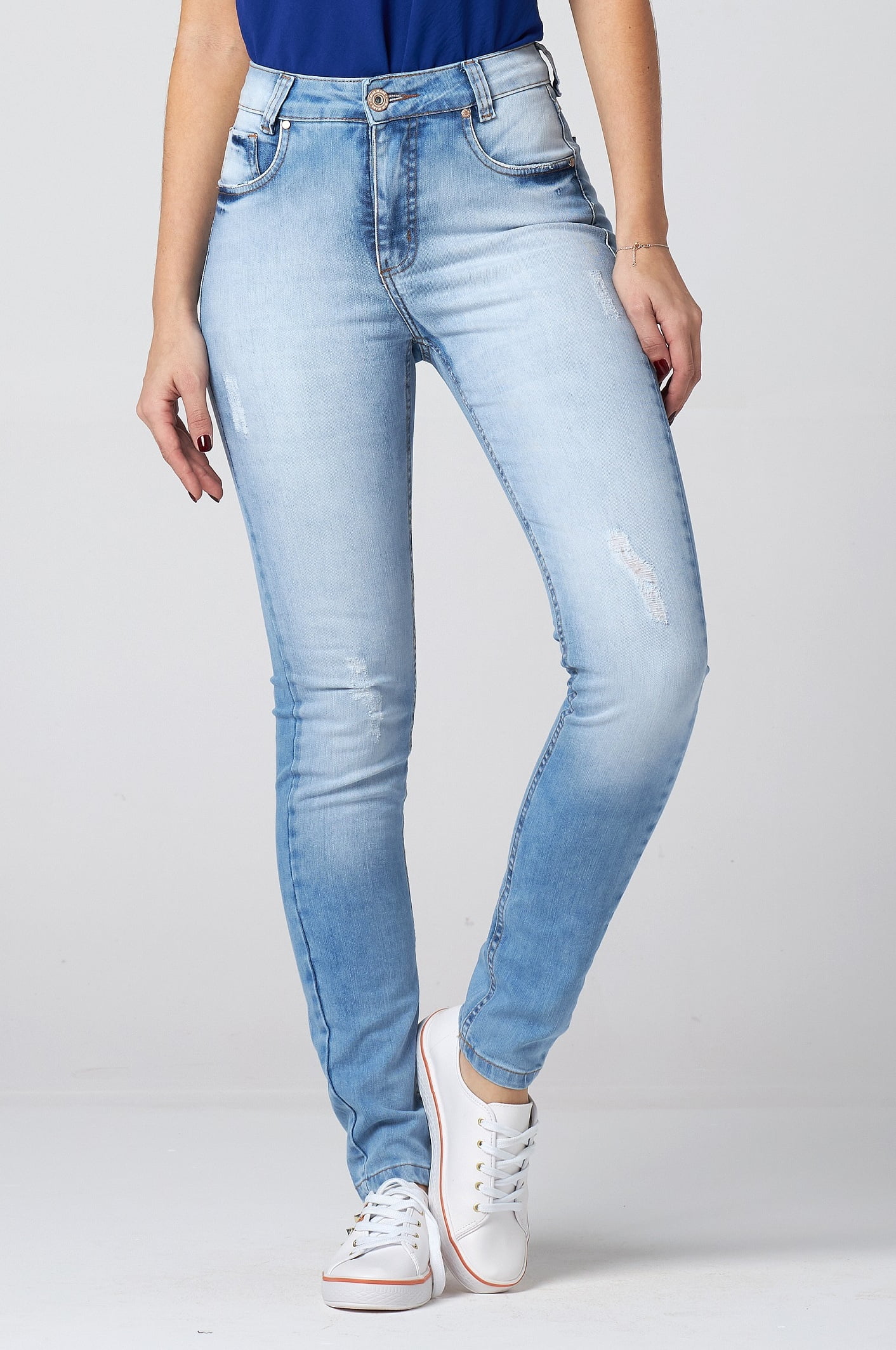 Calça Jeans Feminina Skinny Clara F2819
