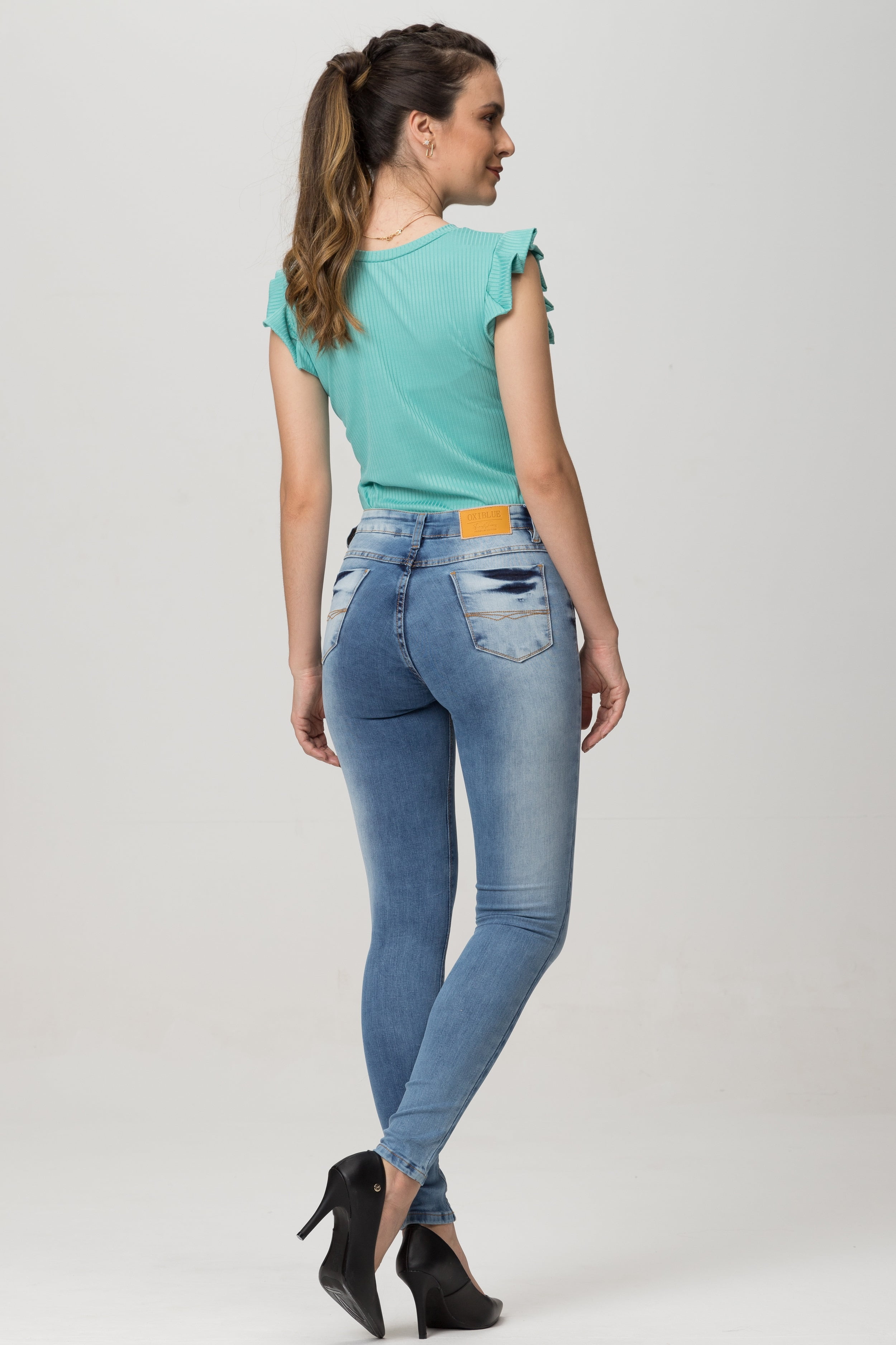 Calça Jeans Feminina Skinny F2021789