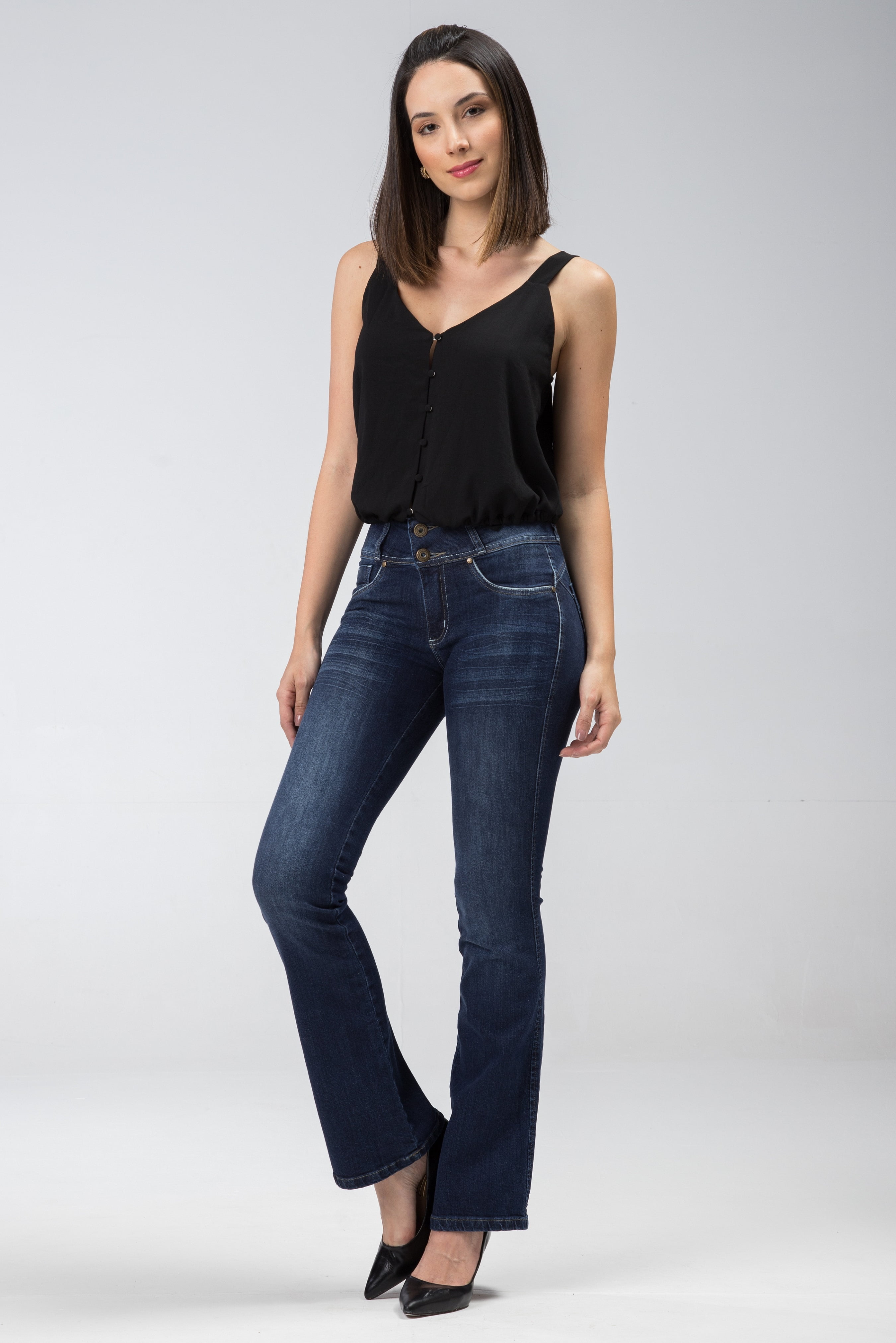 Jeans flare push up para mulher - OI23SN90400112