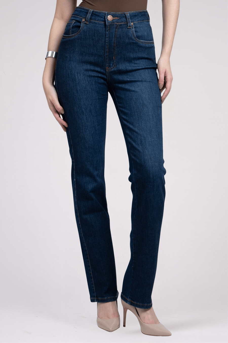 Calça Jeans Reta Feminina F24032