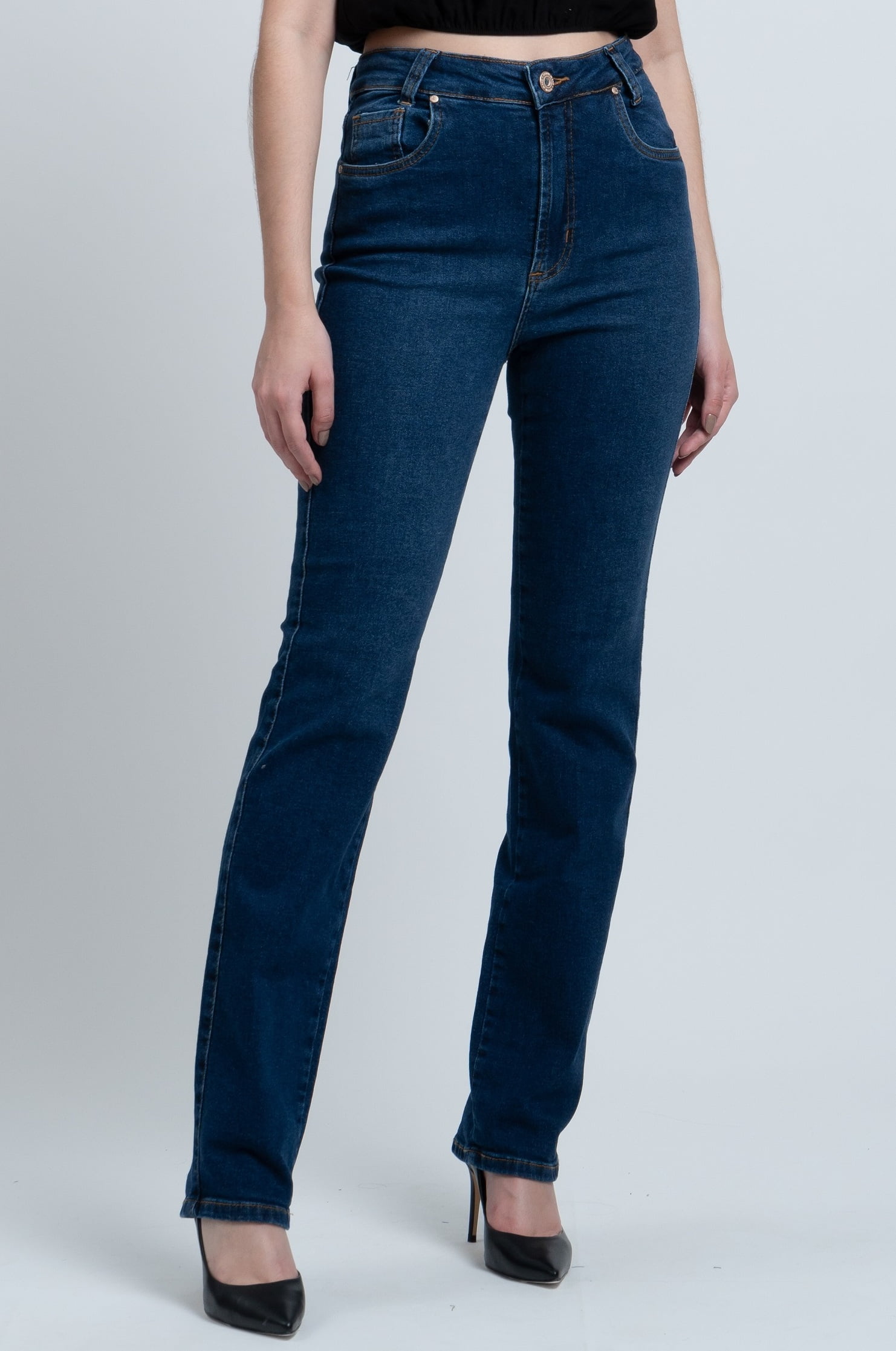 Calça Jeans Reta Feminina New York