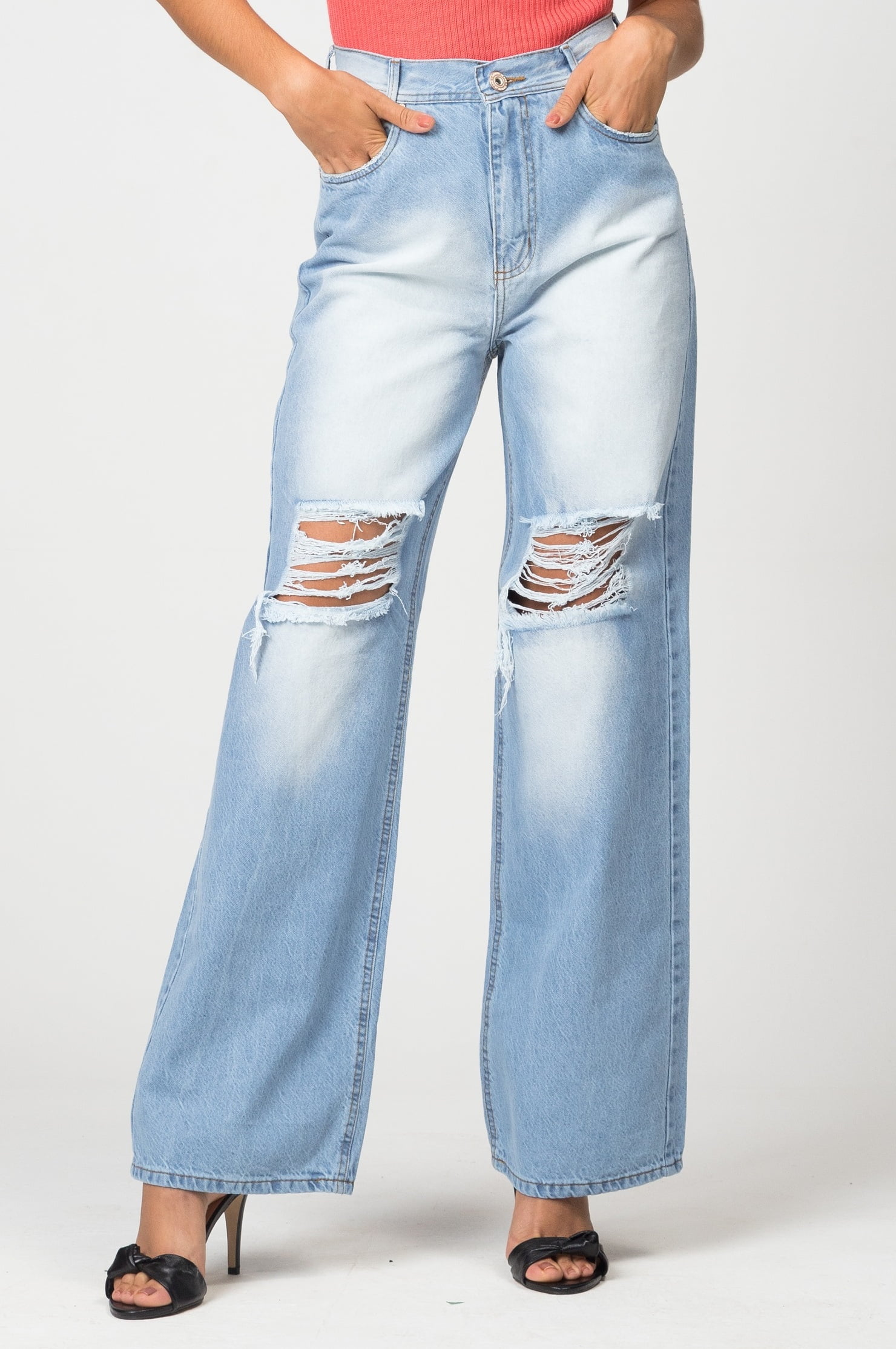 Calça Jeans Wide Leg  F2022015