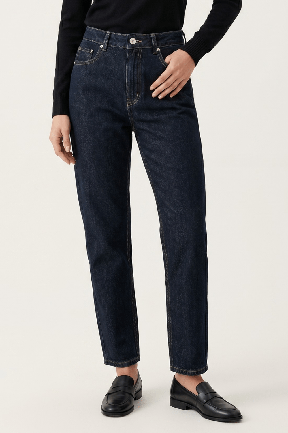 Calça Mom Jeans Escuro 26700