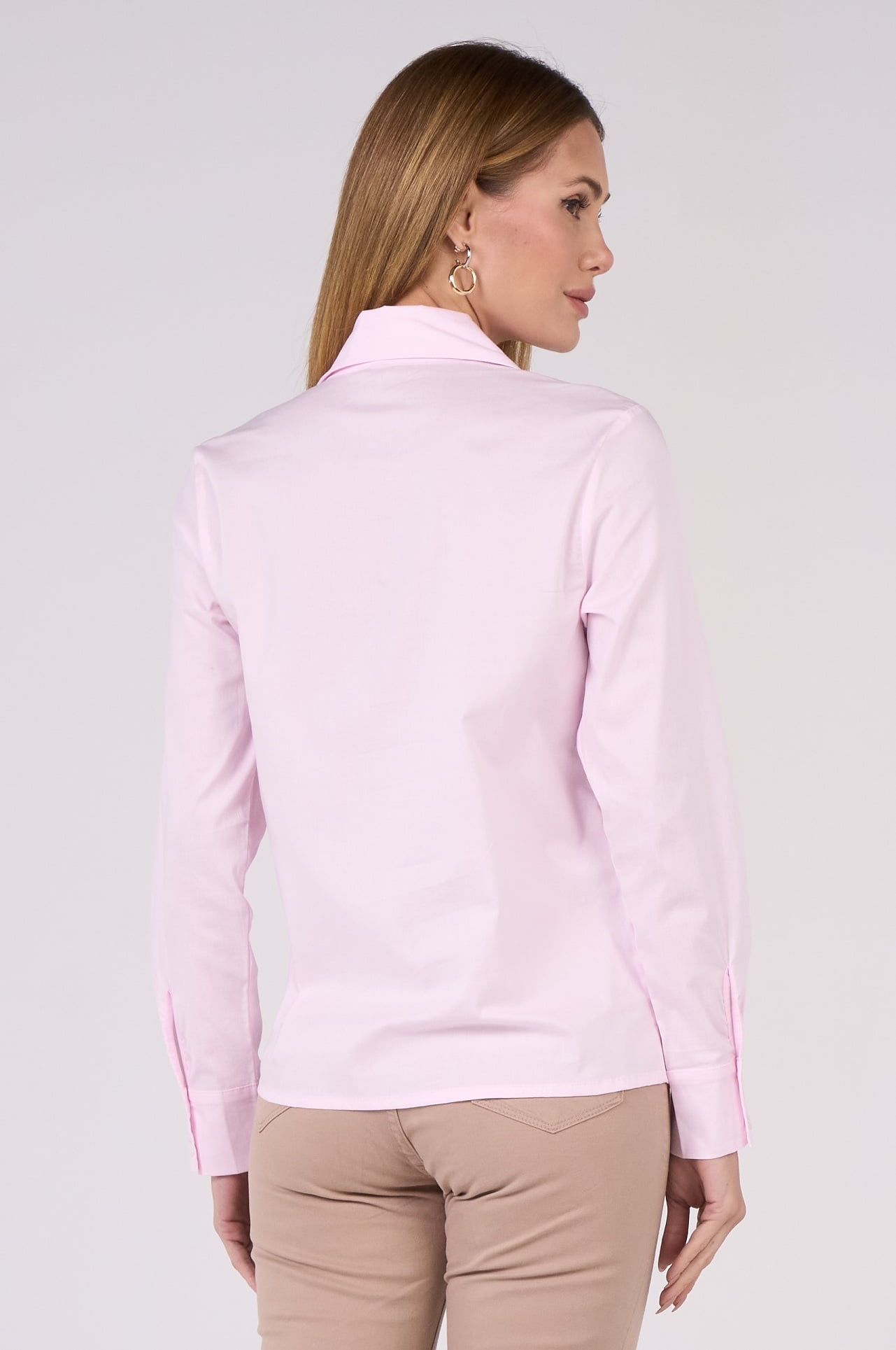 Complementario Camisa Rosa Camisa Feminina Oversized Rosa Claro CA25005RO - Oxiblue Jeans