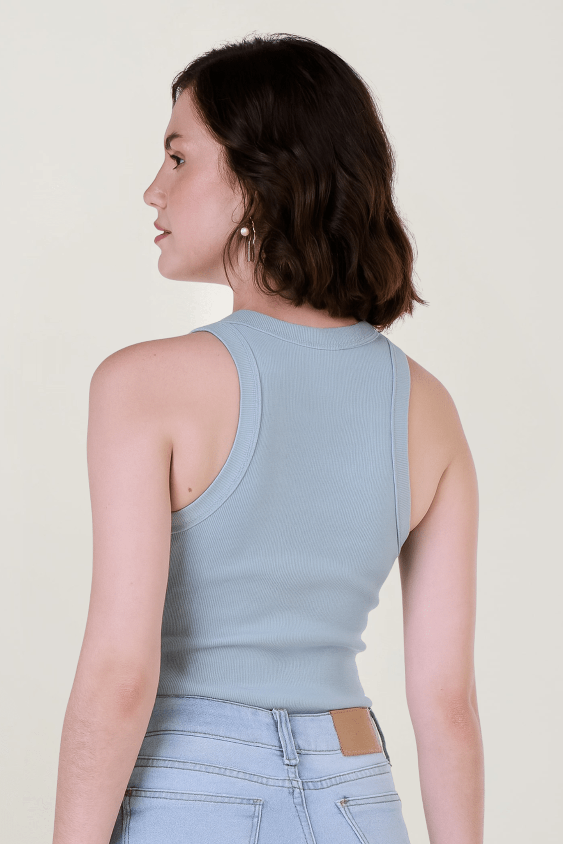 Regata Canelada Azul Claro RF25100AZC