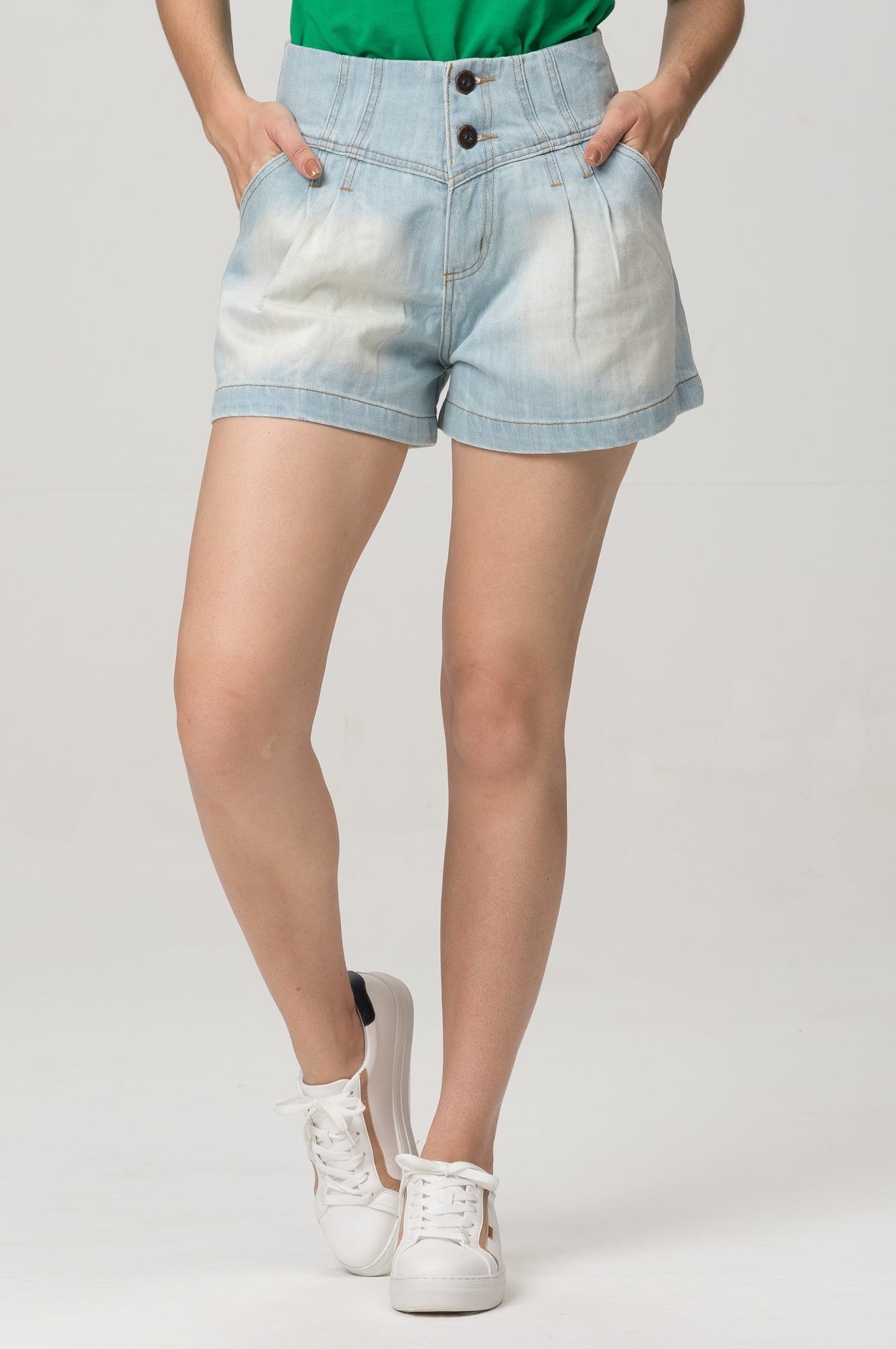 Short Feminino Jeans Claro