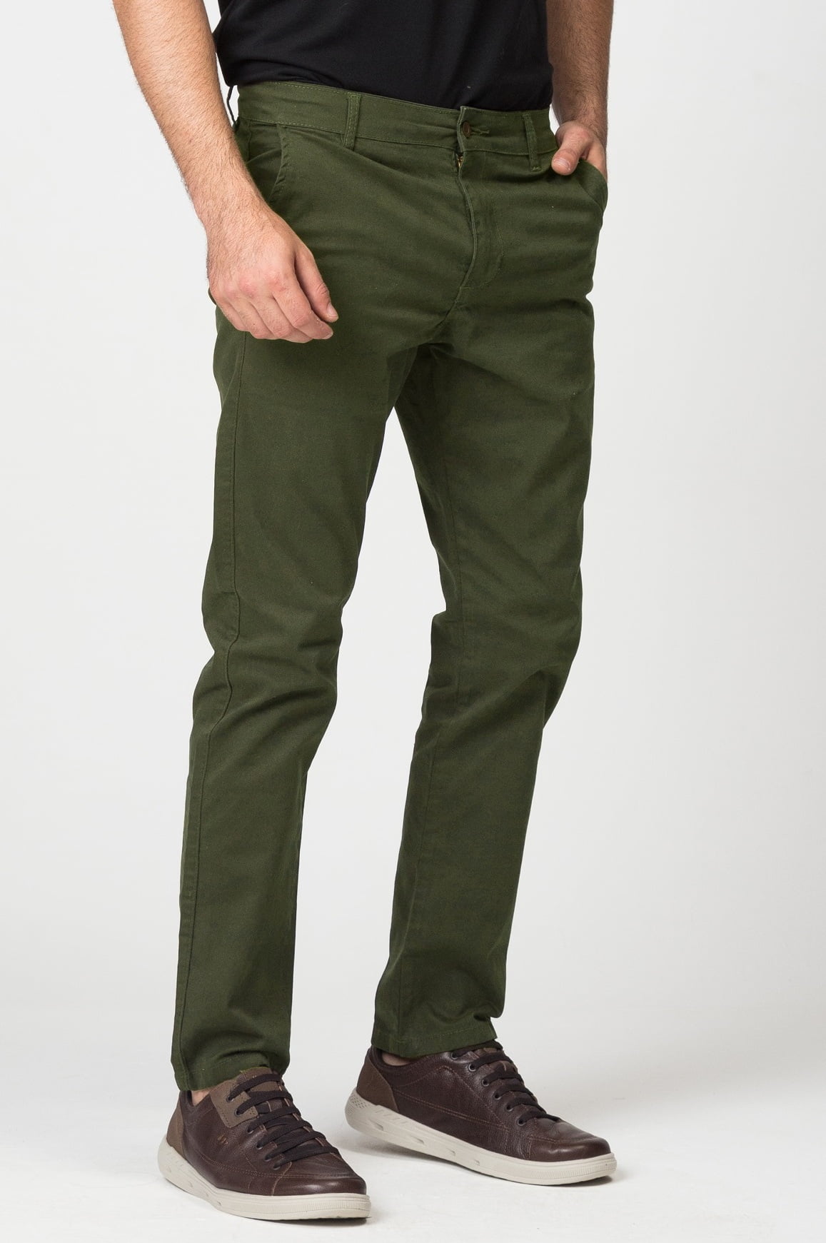 Calça Sarja Masculina Verde Militar M1453