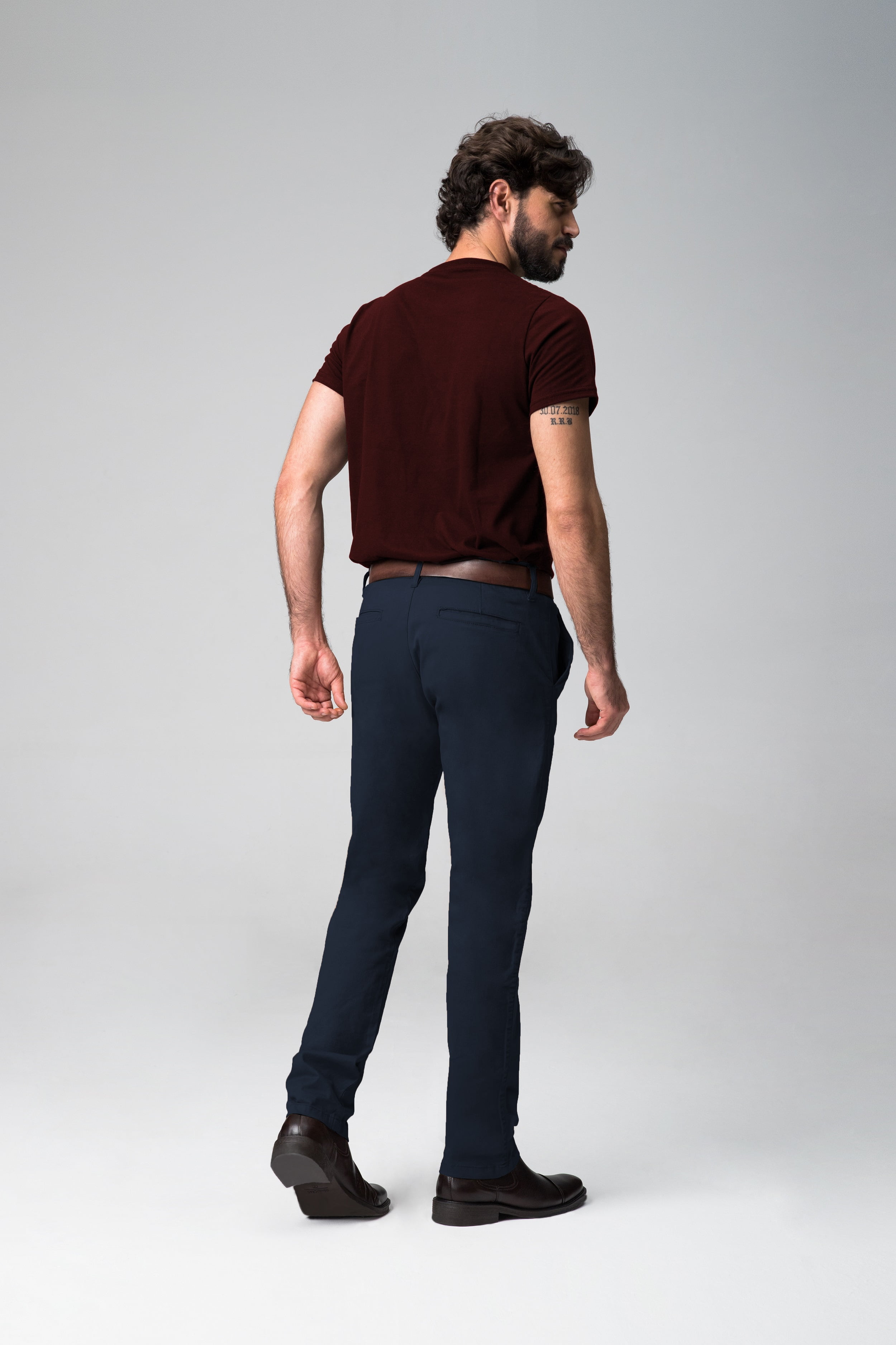 Calça Masculina Sarja Azul M2021004