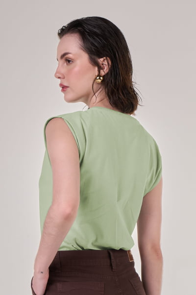Regata Muscle Verde Malva C'est La Vie - Cópia (1)