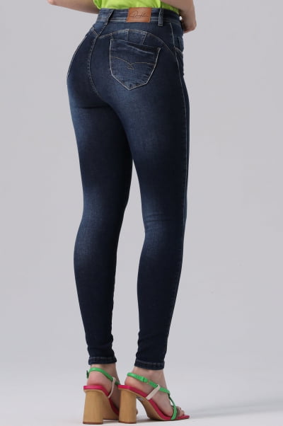 Calça Jeans Skinny Chapa Barriga Levanta Bumbum F2022143