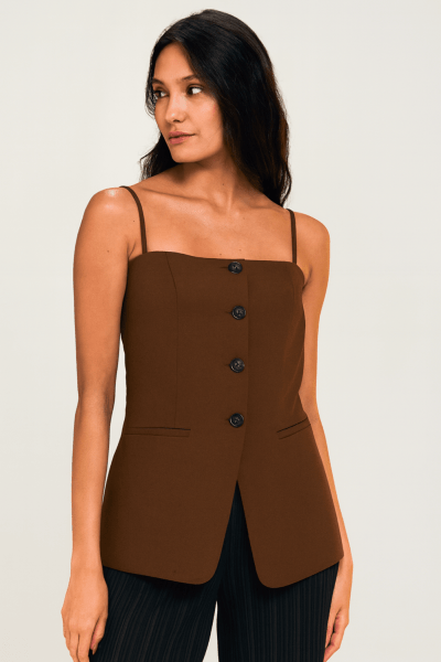 Blusa Feminina Marrom BF36006