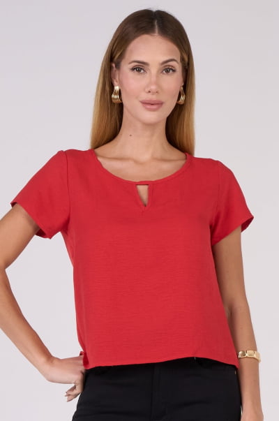 Blusa Feminina Vermelha CA25007RED