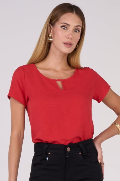 Blusa Feminina Vermelha CA25007RED