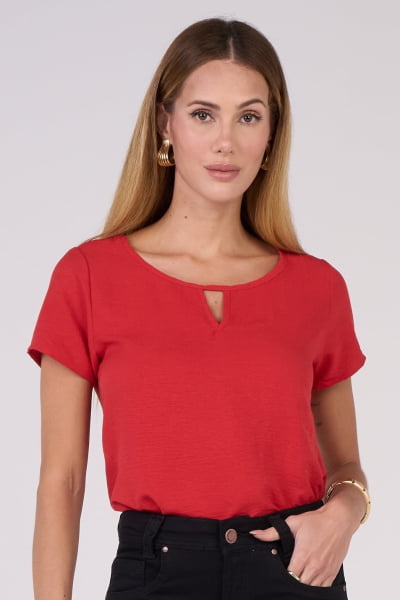 Blusa Feminina Vermelha CA25007RED