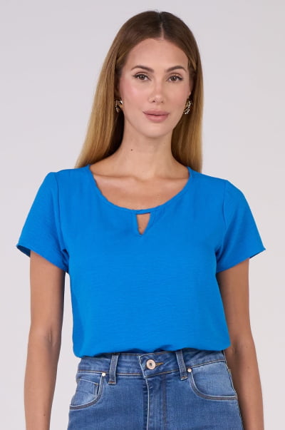 Blusa Feminina Azul CA25007AZ