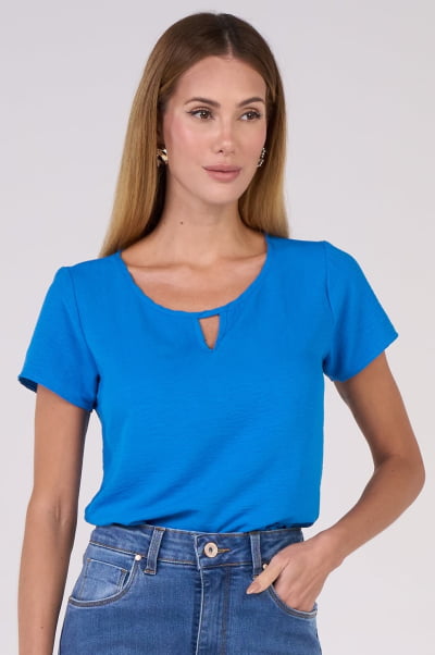 Blusa Feminina Azul CA25007AZ