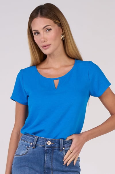 Blusa Feminina Azul CA25007AZ