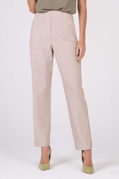 Calça Alfaiataria Reta Bege ALF1001BG