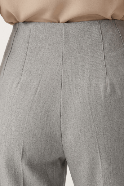 Calça Alfaiataria Reta Cinza Claro ALF1001CZ