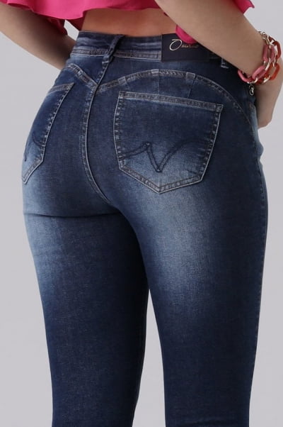 Calça Jeans Skinny Levanta Bumbum F2022176