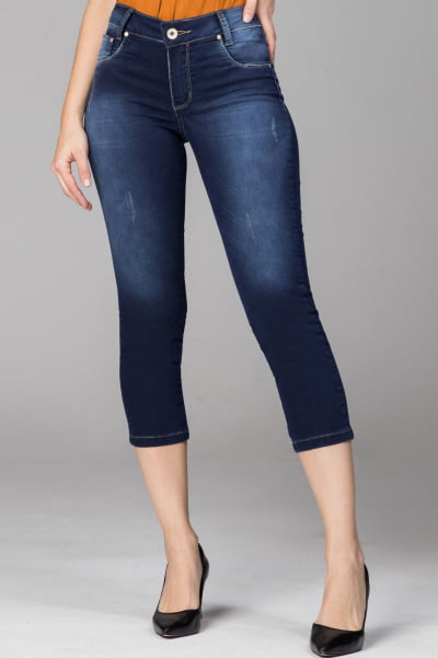 Calça Cropped Jeans Feminina CP011