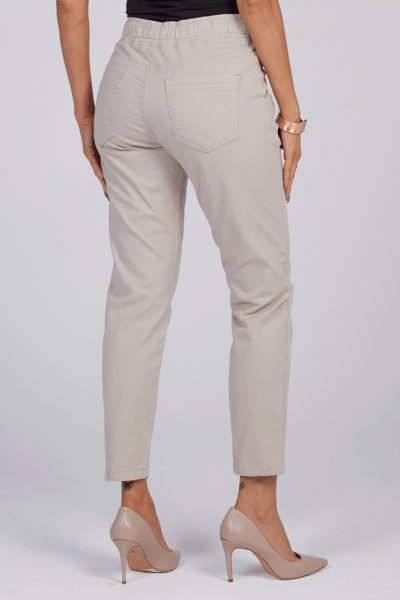 Calça Feminina Mom Com Elástico Areia F2024020AR