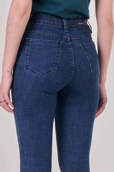 Calça Flare Jeans Azul Escuro F24040