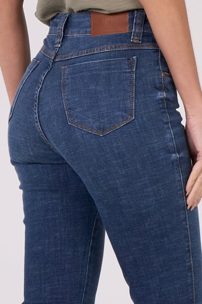 Calça Flare Jeans Azul Médio F24102