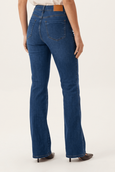 Calça Flare Jeans Azul Médio F26212