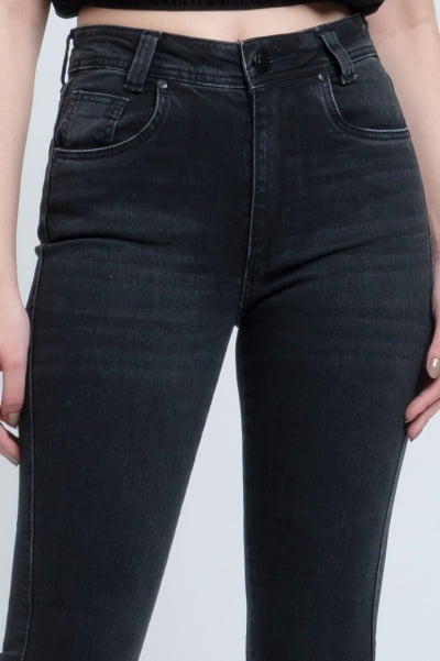 Calça Flare Jeans Black Estonada F24027