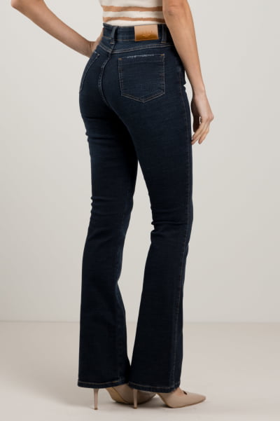 Calça Flare Jeans Black Stonada F2023115