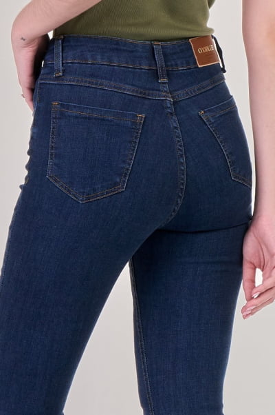 Calça Flare Jeans Escura F24074