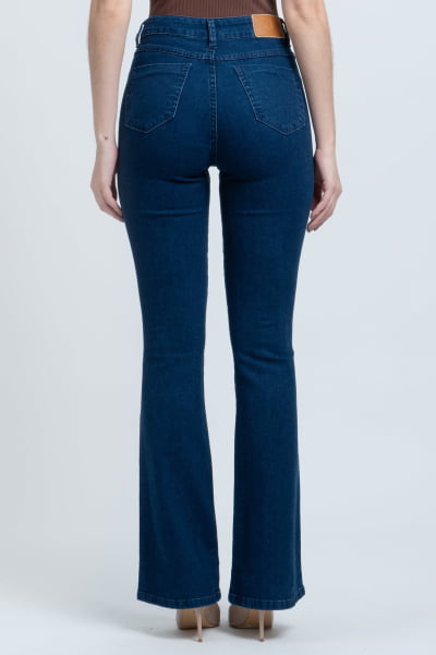 Calça Flare Jeans Escuro F24046